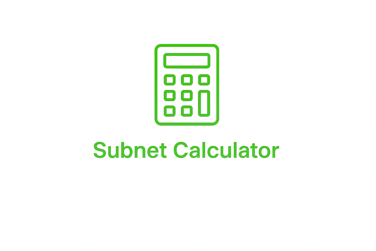 Calcolatore di Subnetting